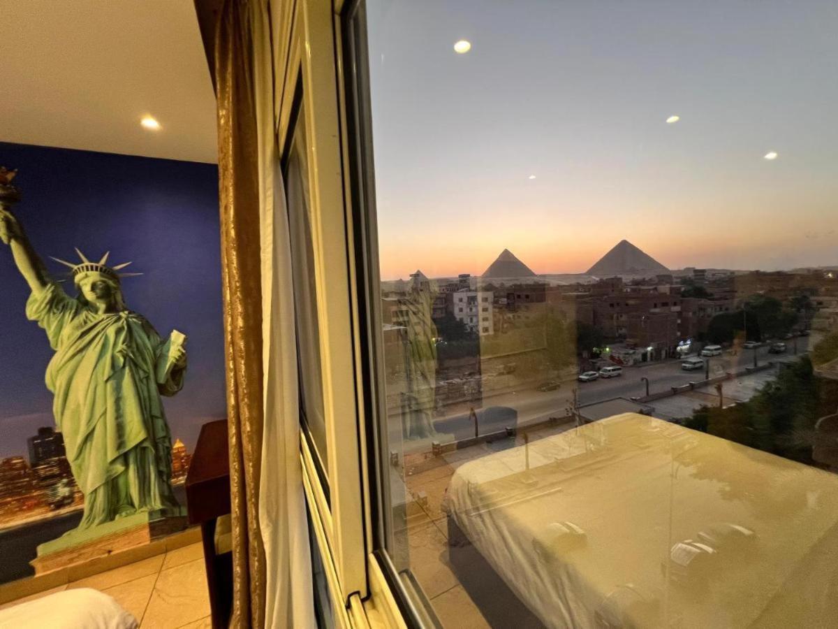 Topaz Pyramids View Inn Kafret el-Gabal Exteriör bild